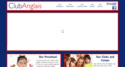 Desktop Screenshot of clubanglais.com