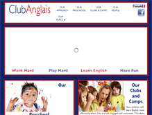 Tablet Screenshot of clubanglais.com